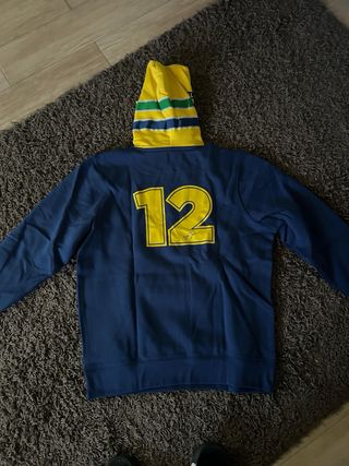 Felpa Ayrton Senna Blu/Gialla Taglia M