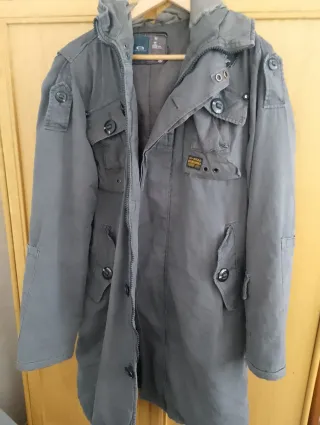 Chaqueta Parka Larga G-Star Raw Hombre Talla M