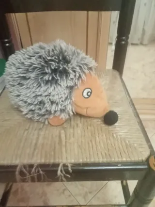 Peluche Hámster Gris y Blanco