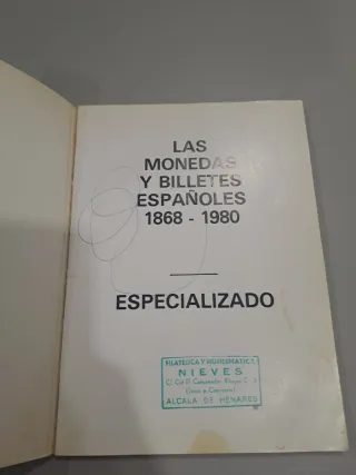 Catálogo Unificado Monedas y Billetes España