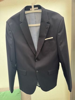 Americana azul marino Zara Talla 50