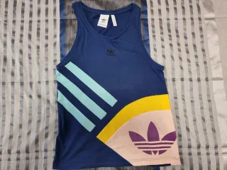 Camiseta sin mangas Adidas Hombre Multicolor