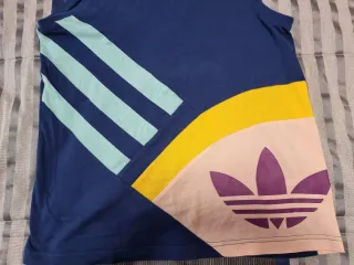 Camiseta sin mangas Adidas Hombre Multicolor
