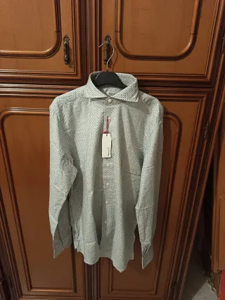 Camicia Brancaccio Uomo Taglia 41 Fantasia Pois