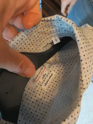 Camicia Brancaccio Uomo Taglia 41 Fantasia Pois