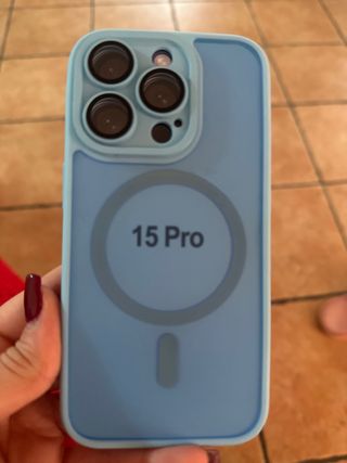 Cover iPhone 15 Pro Azzurro