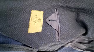 Americana Canali Azul de espiga