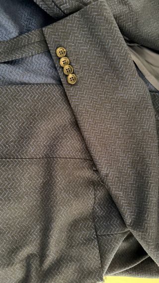 Americana Canali Azul de espiga