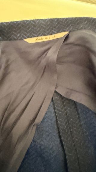 Americana Canali Azul de espiga