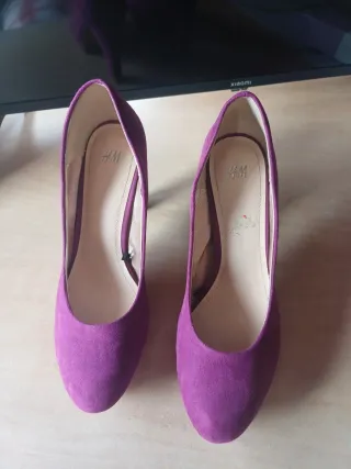 Zapatos de tacón buganvilla