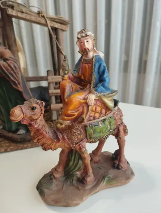 Portal de Belén con Reyes Magos