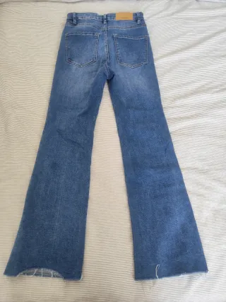Pantalones vaqueros campana azules