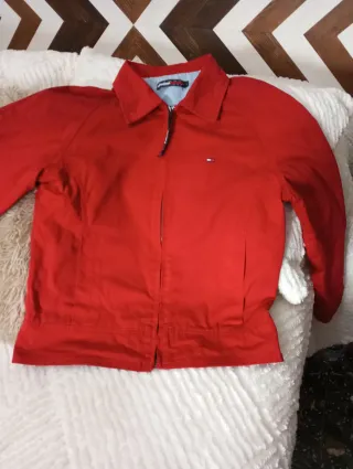 Cazadora Tommy Hilfiger Roja Chica