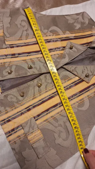 Chaleco traje regional verde y amarillo