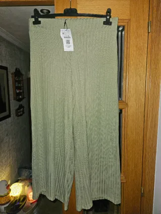 Pantalón mujer verde oliva