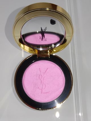 Colorete Rosa YSL Acolchado Dorado