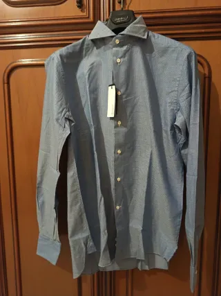 Camicia Brancaccio sartoriale taglia 41 blu