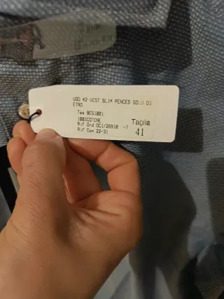 Camicia Brancaccio sartoriale taglia 41 blu