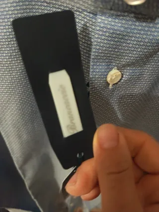 Camicia Brancaccio sartoriale taglia 41 blu