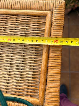 Mueble de mimbre 5 cajones