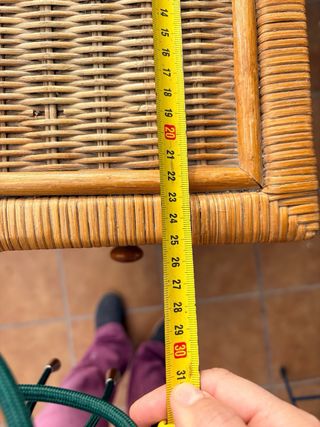 Mueble de mimbre 5 cajones