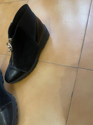 Botas de vestir negras con cremallera