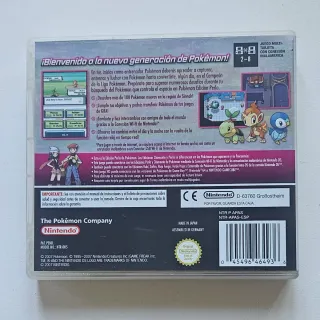 Caja y manuales Pokémon Perla Nintendo DS