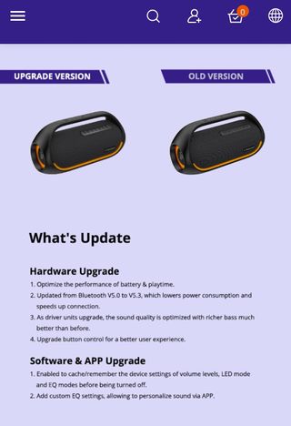 Altavoz Portátil Tronsmart Bang 60W (36x15x18)