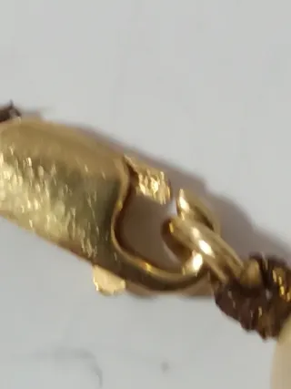 Pulsera Perlas Oro 750 20 cm