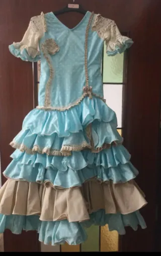 Traje de flamenca niña T6-7 años