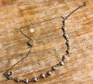 Pulsera Doble con Corazones en Plata