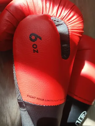 Kit Boxeo Junior Rojo y Negro