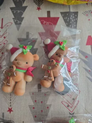 Imanes nevera ositos Navidad