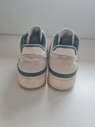 Zapatillas Mujer Blancas y Verdes