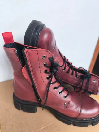 Botines de piel mujer