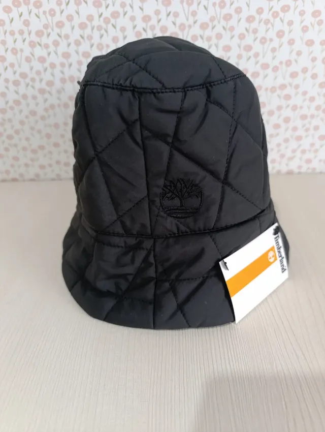 Berretto Timberland nero imbottito