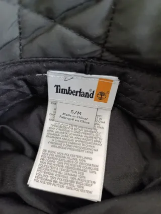 Gorro Timberland negro acolchado