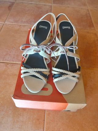 Sandali Camper Beige e Nero
