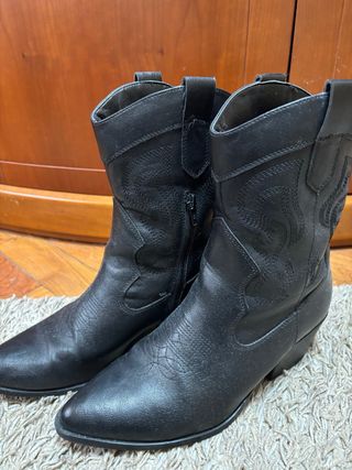 Stivali da cowboy neri