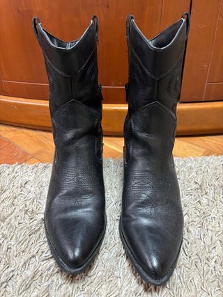Stivali da cowboy neri