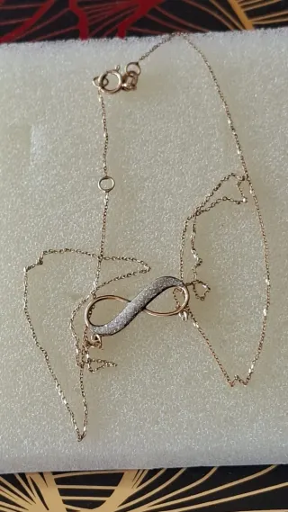 Collar Infinito Oro 9kt