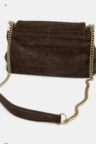 Bolso piel Zara marrón