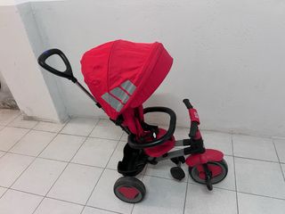 Triciclo Plegable Bebé Rojo