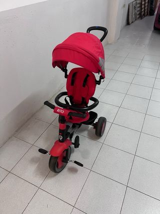 Triciclo Plegable Bebé Rojo