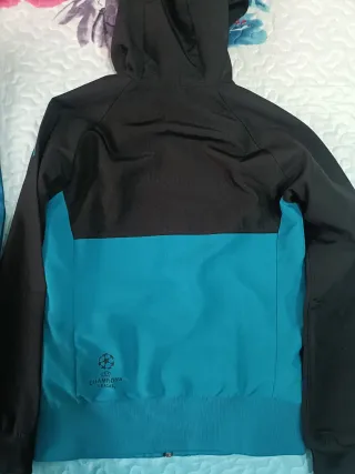 Chándal Real Madrid Adidas Negro y Turquesa