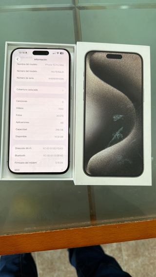 iPhone 15 Pro Max Titanio Natural 256GB