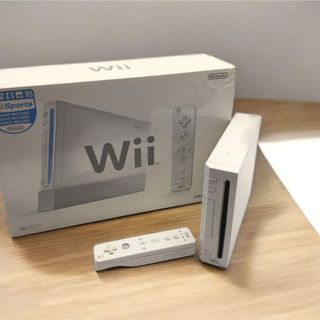 Nintendo Wii con scatola e accessori