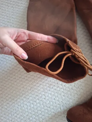 Stivali alti marroni