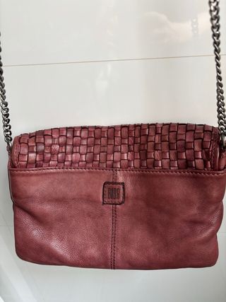Bolso Biba Piel burdeos