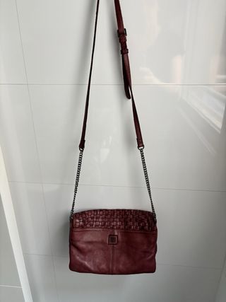 Bolso Biba Piel burdeos